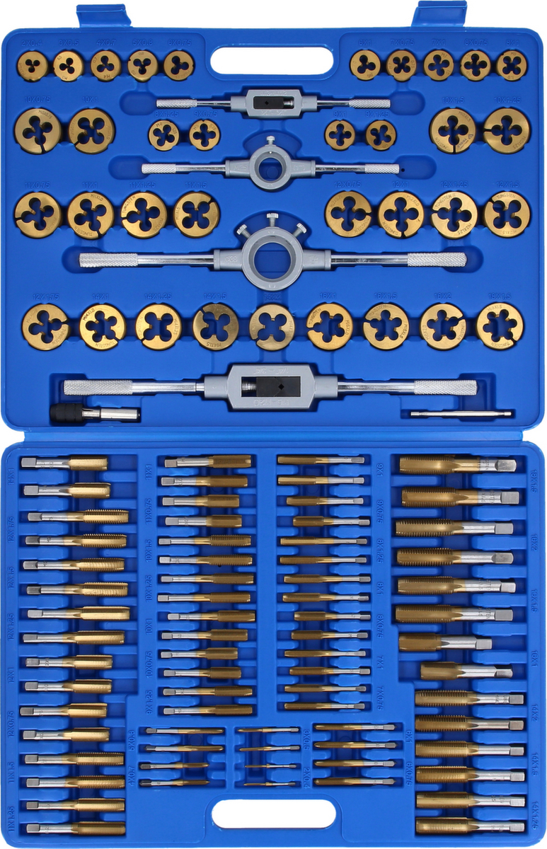 Brilliant Tools TiN Gewindeschneidwerkzeug-Satz Standard 2 ZOOM