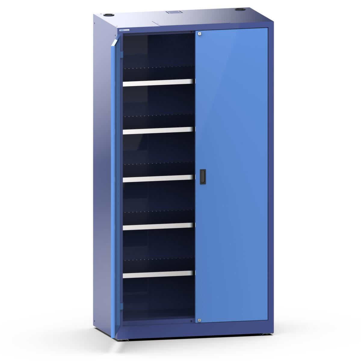 Thurmetall Elektro-Flügeltürenschrank, NCS S 4040-R70 B Taubenblau/NCS S 1060-R80B Hellblau Standard 1 ZOOM