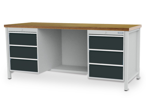 Bedrunka + Hirth Werkbank mit Rückwand Standard 1 ZOOM