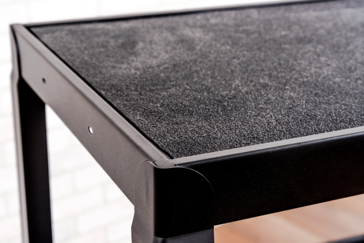 Robuster Beistellwagen für elektronische Geräte Detail 4 ZOOM