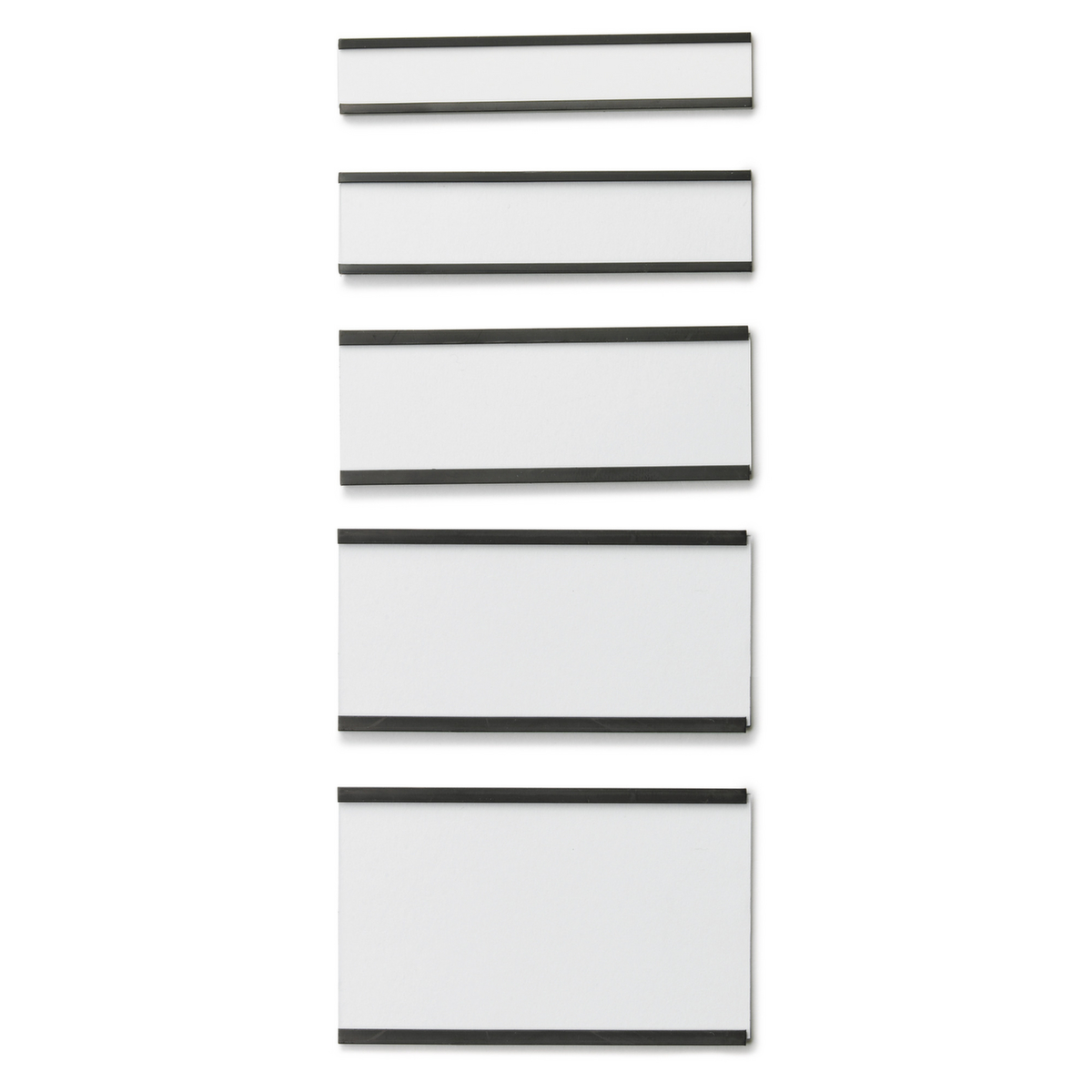 Magnetische Etikettenhalter vorgeschnitten Standard 1 ZOOM