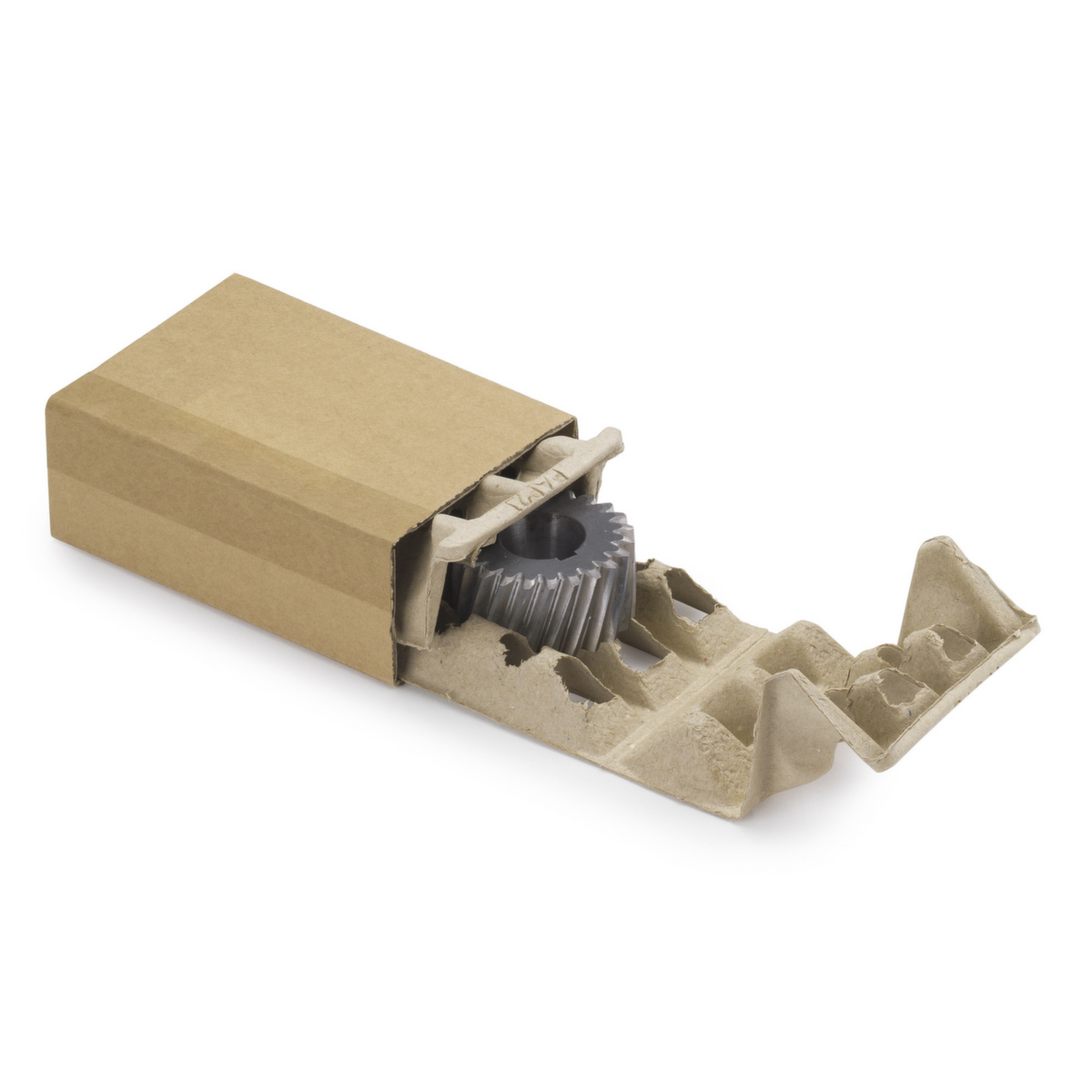 Schiebeschachtel mit Faserform Verpackung 200 x 140 x 65 mm Standard 1 ZOOM