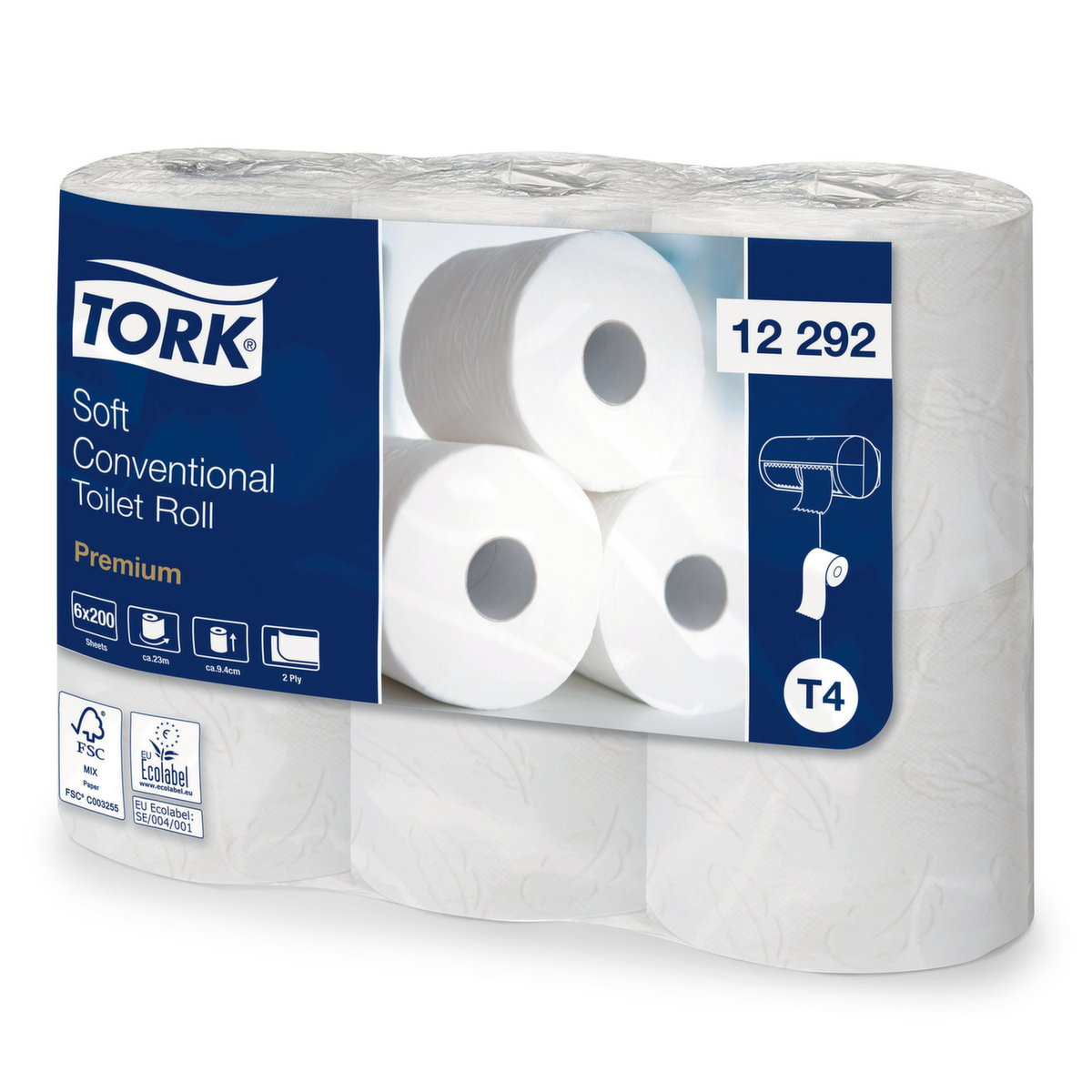 Toilettenpapiere Plus TORK Standard 1 ZOOM
