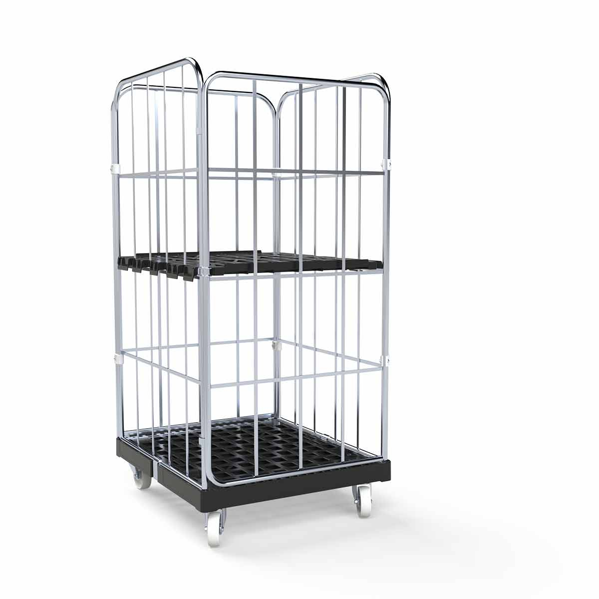 Zwischenboden für Rollbehälter, Breite x Tiefe 716 x 762 mm Standard 4 ZOOM