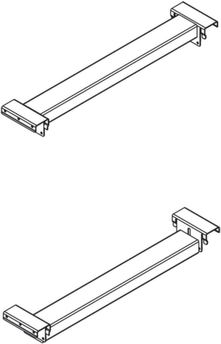 META Support en profondeur pour rayonnage à palettes, profondeur 1100 mm  L