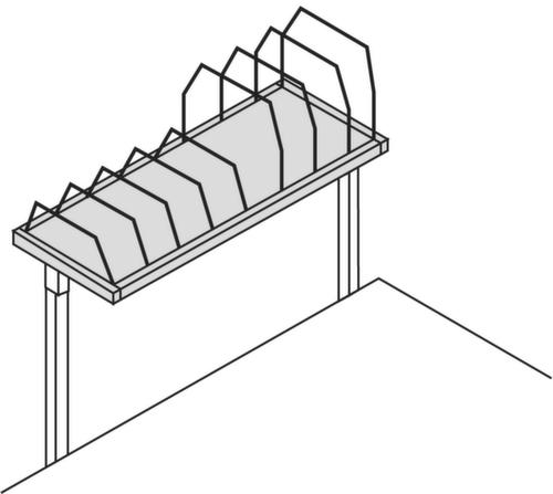 Rocholz Magazine de la construction pour table d'emballage, hauteur 400 mm  L