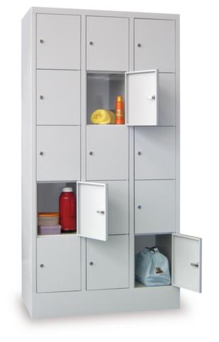 PAVOY Armoire multicases Basis gris clair avec max. 8 casiers  L