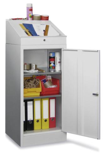 PAVOY armoire de bureau, RAL7035 gris clair/RAL7035 gris clair