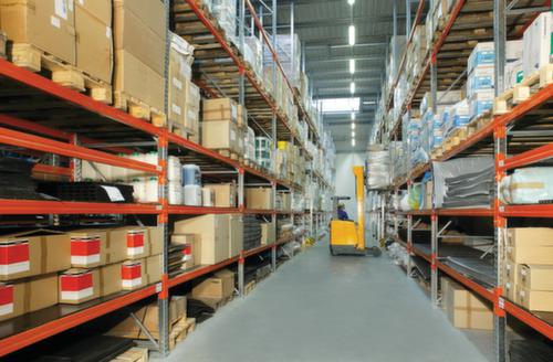 META Rayonnage à palettes MULTIPAL pour 8 palettes, largeur 2870 mm, 4 niveaux de stockage L