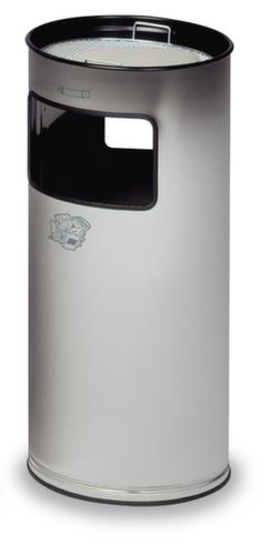 Cendrier poubelle en acier inoxydable L