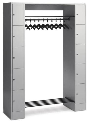 C+P Vestiaire à casiers Classic gris clair avec 20 casiers L