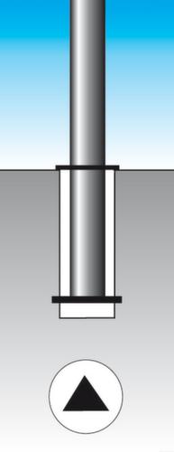 Poteau en acier inoxydable  L