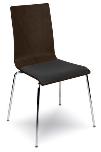 Nowy Styl Chaise coque en bois avec piètement 4 pieds L