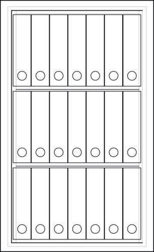 Format Tresorbau Armoire coupe-feu niveau de sécurité VdS 1/S 60 P  L