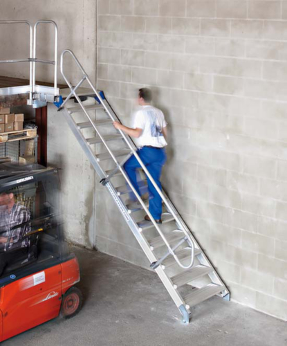 ZARGES Escalier mobile Z600 avec inclinaison 45° L