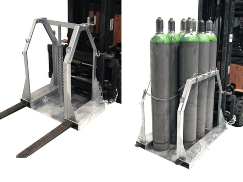 Palette pour bouteilles de gaz L