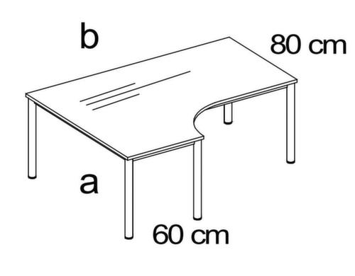 Nowy Styl Bureau à retour à hauteur réglable E10  L