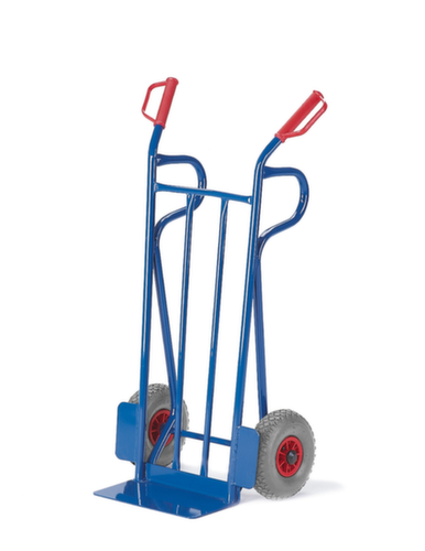 Rollcart diable de manutention avec lisses support, force 250 kg, TPE bandage  L