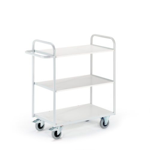 Rollcart Chariot de bureau avec 3 plateaux  L