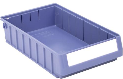 bac compartimentable Top renforcé, bleu pigeon, profondeur 400 mm  L