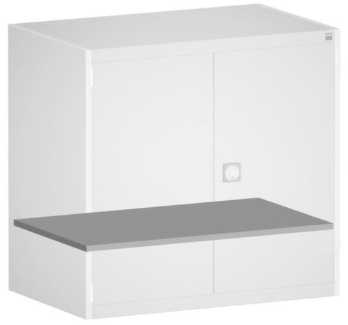 bott Tablette galvanisée cubio pour armoire modulable, largeur x profondeur 1050 x 650 mm  L