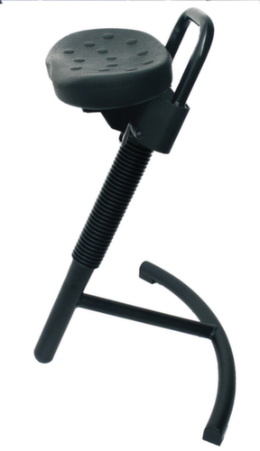 Lotz Siège assis-debout Stabilith, hauteur d’assise 645 - 825 mm, piètement noir  L