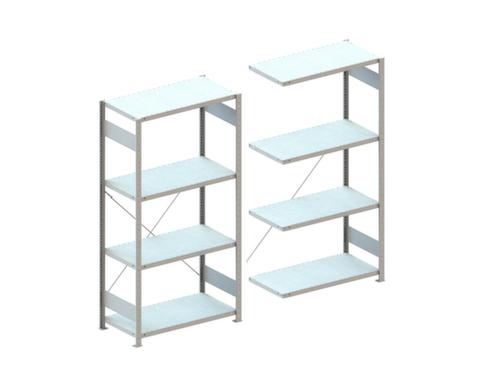 META rayonnage sans boulons extensible charge max. par tablette 230 kg L