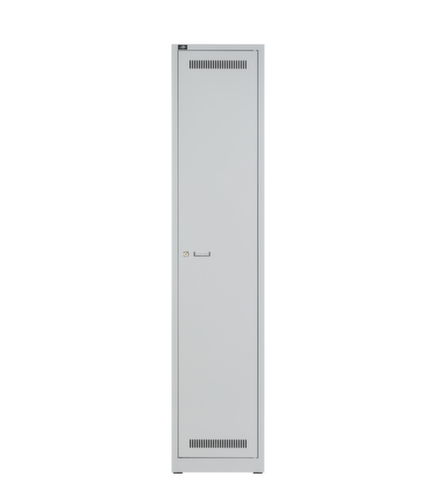 Bisley Armoire Light gris clair à 1 compartiment, largeur de compartiment 400 mm