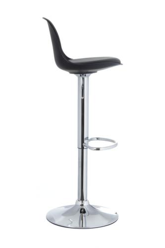 Paperflow Tabouret de bar Bobba, assise noir  L