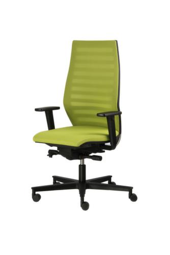 ROVO-CHAIR Siège de bureau pivotant R12, dossier à lamelles, vert