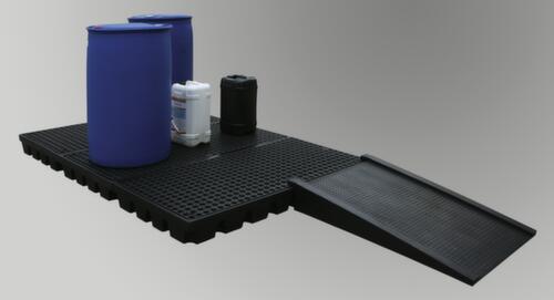 Lacont Bac de rétention PE avec plaque perforée L