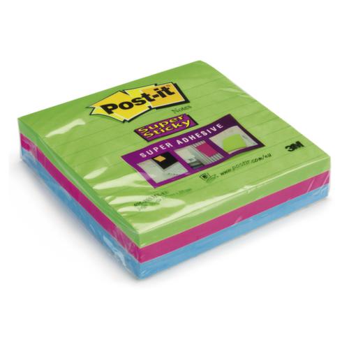 Note autocollante Super Sticky de 210 feuilles, largeur x profondeur 100 x 100 mm  L