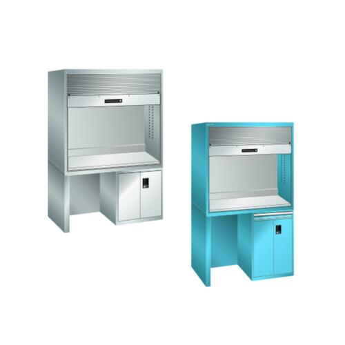 LISTA Poste informatique avec rideau L