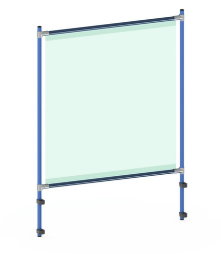 fetra Paroi de protection hygiénique pour servante d'atelier, hauteur x largeur 1410 x 1066 mm