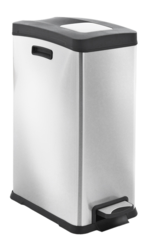 Poubelle à pédale acier inoxydable EKO Rejoice Step, 30 l L