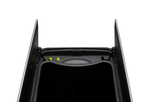 Poubelle à pédale acier inoxydable mobile EKO Ecofly L