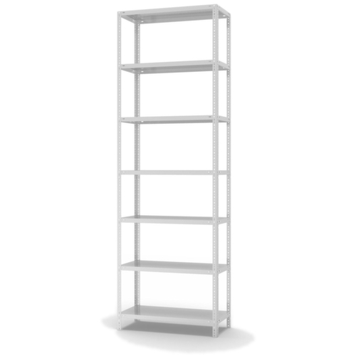 hofe Etagère à visser, 7 tablettes, RAL7035 gris clair  L