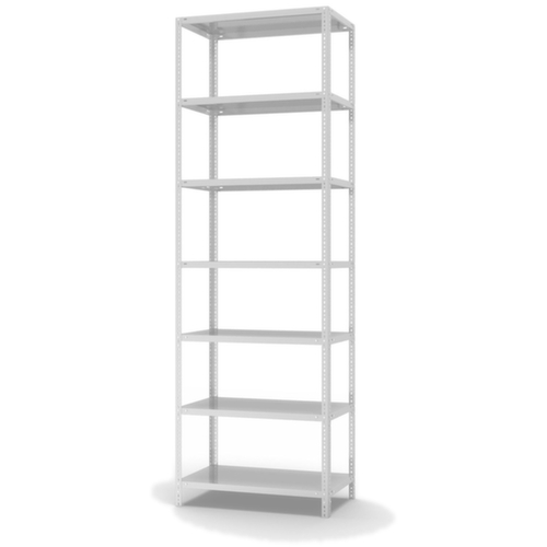 hofe Etagère à visser, 7 tablettes, RAL7035 gris clair  L