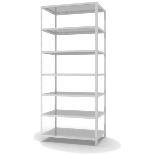 hofe Etagère à visser, 7 tablettes, RAL7035 gris clair  L