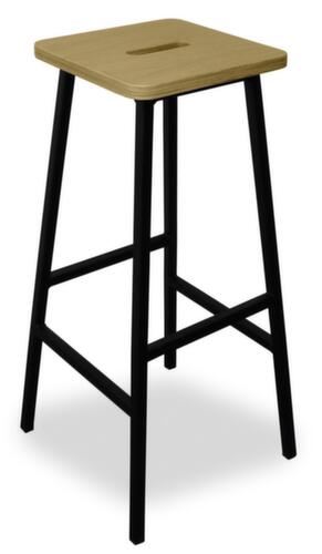 Tabouret de bar empilable SIT-ON BO-6, assise Chêne clair  L