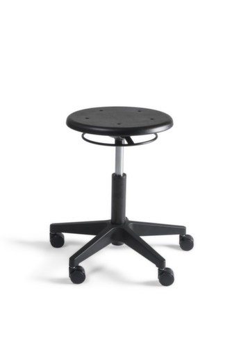 Tabouret pivotant avec assise ronde PU  L