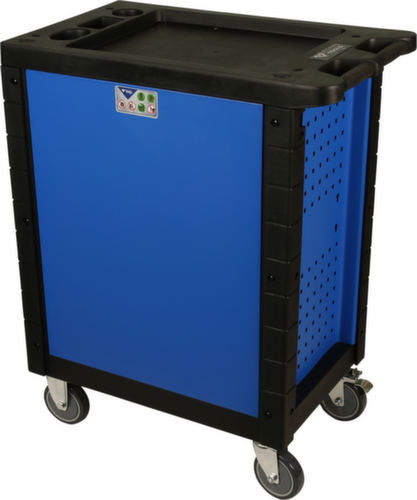 Brilliant Tools BLEU/ARGENT Chariot d'atelier avec 7 tiroirs et 207 outils haut de gamme L