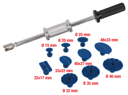 KS Tools Jeu de marteaux à colle professionnels pour le nettoyage des dents  L