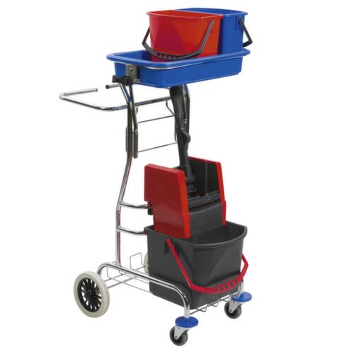 Vermop Chariot de nettoyage Variant avec piètement chroméen différentes exécutions L