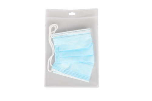 tarifold Pochette de rangement antimicrobienne pour masques, transparent, DIN A6  L