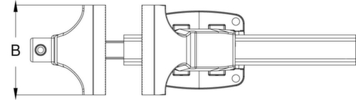 KS Tools Étau parallèle avec plateau tournant  L