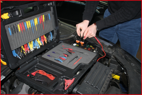 KS Tools Jeu de câbles de test et de mesure pour le diagnostic 12/24V L