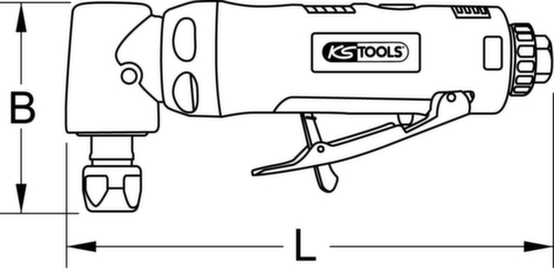 KS Tools Meuleuse d'angle pneumatique  L