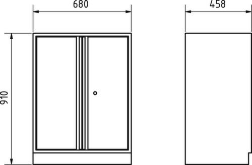 KRAFTWERK® MOBILIO Armoire basse  L