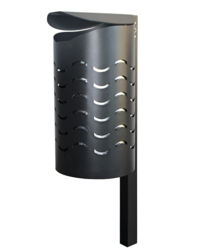 poubelle WAVE au design ondulé L